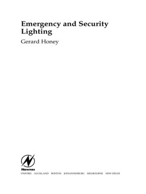 cover image of Emergency and Security Lighting